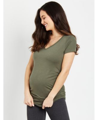 Motherhood Maternity - Maternity Ruched T-Shirt
