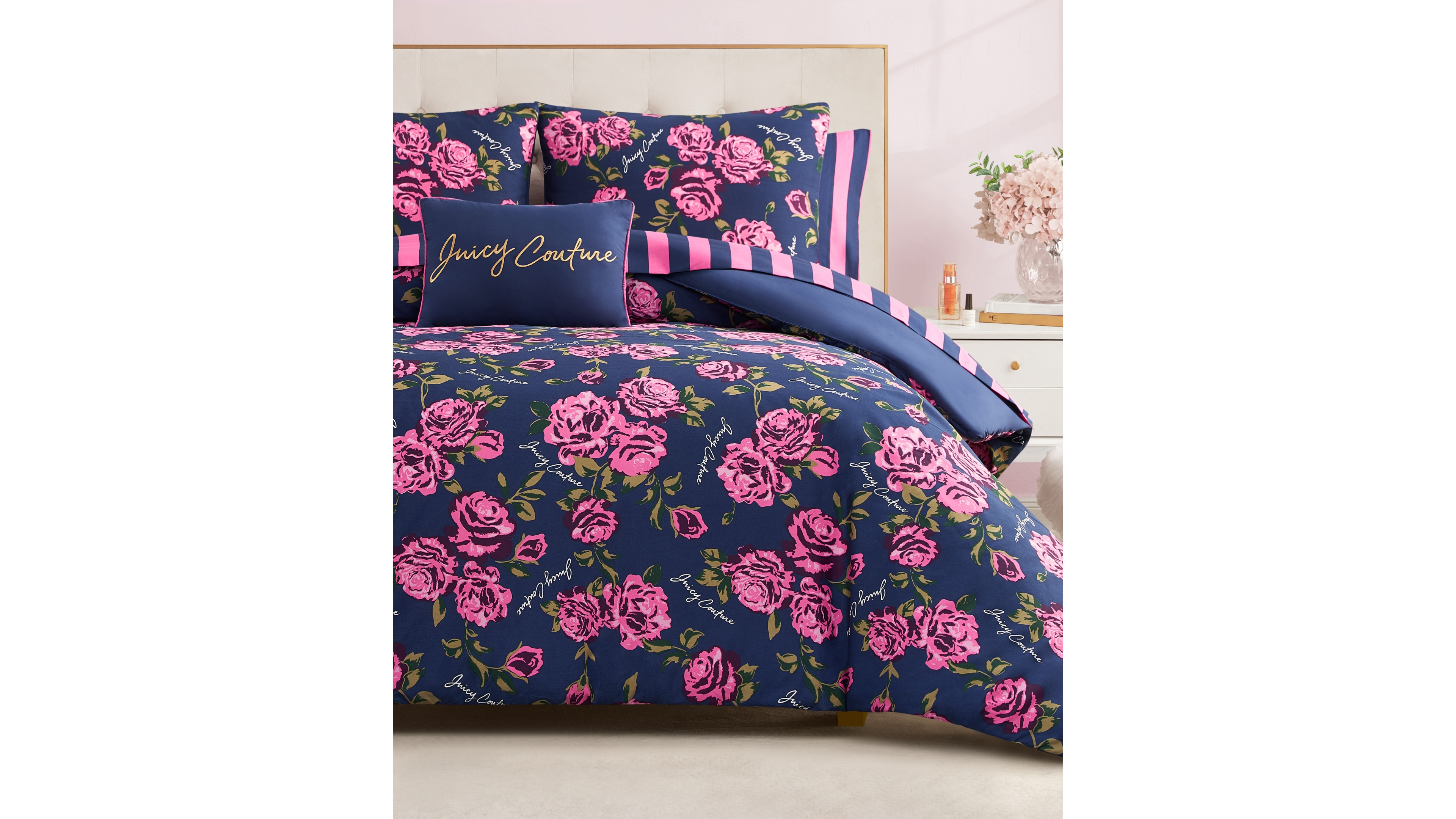 Juicy Couture Rose 8-Pc. Comforter Set, King