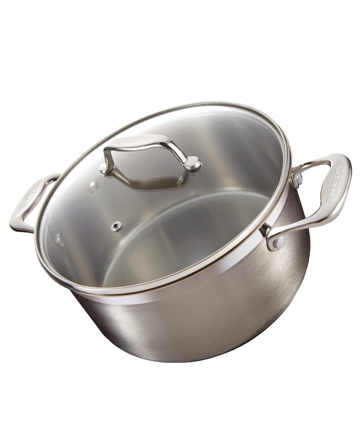Cuisine::pro Iconix 9.5" Stainless Steel Casserole In Silver