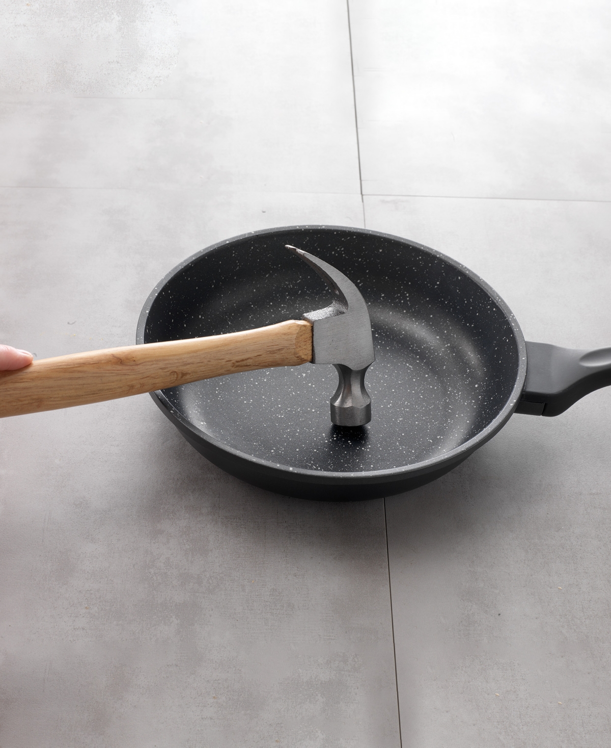 Cuisine::pro Granite 11" Cast Aluminum Grill Pan In Black