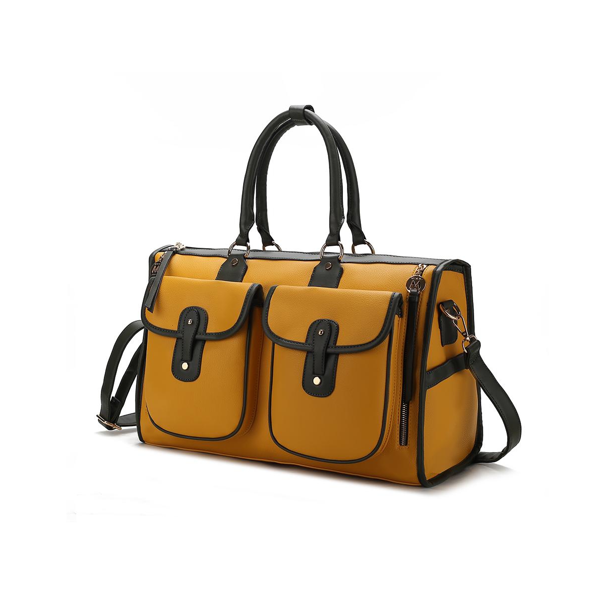 Mkf Collection Genevieve Color Block Duffle Bag by Mia K