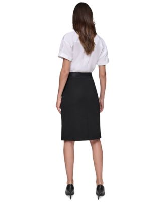 Women's Compression Pull-On Pencil Skirt
