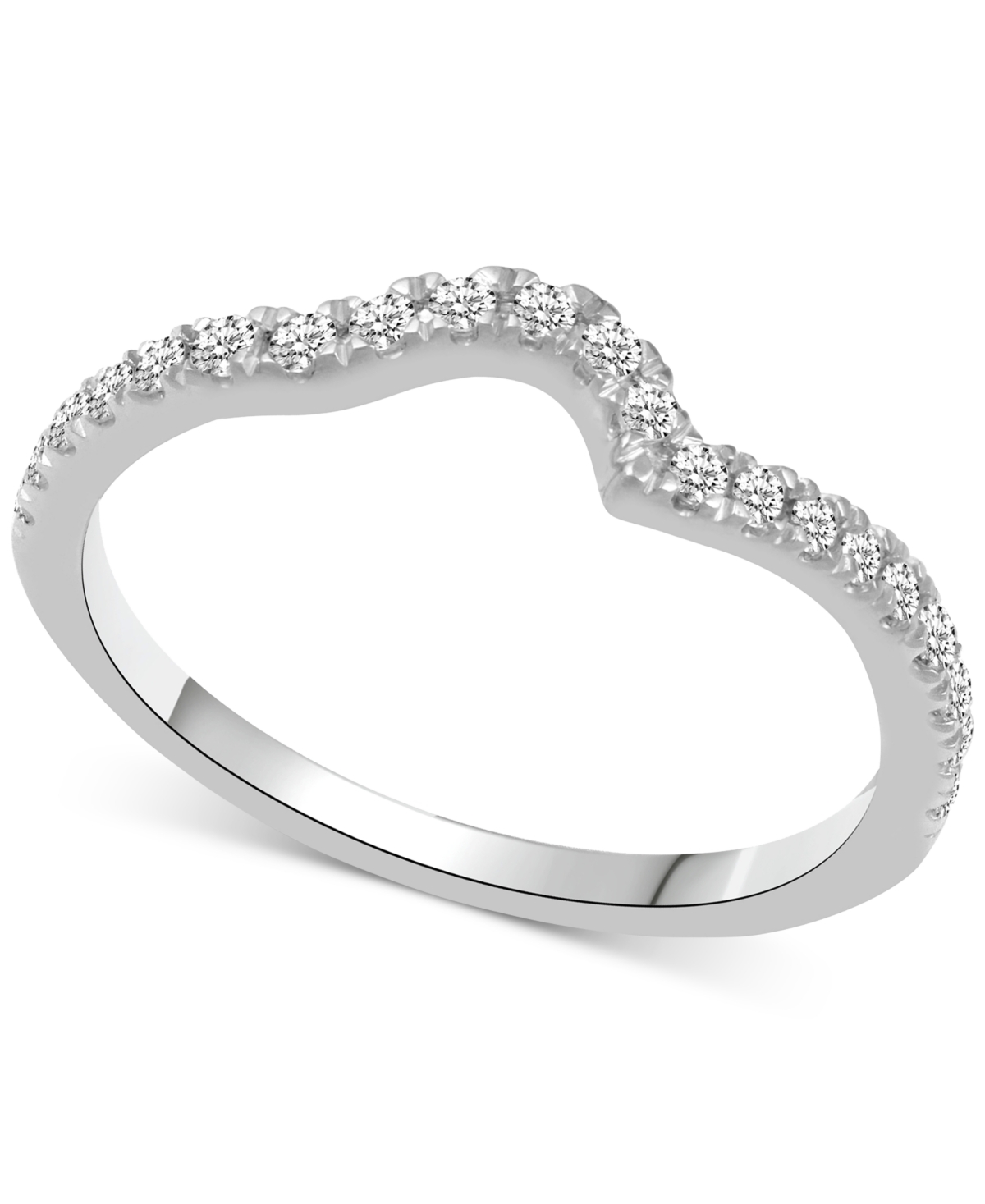 Macy's Diamond Pear Shaped Cluster Bridal Set (1 Ct. T.w) In 14k White Gold In White Gold