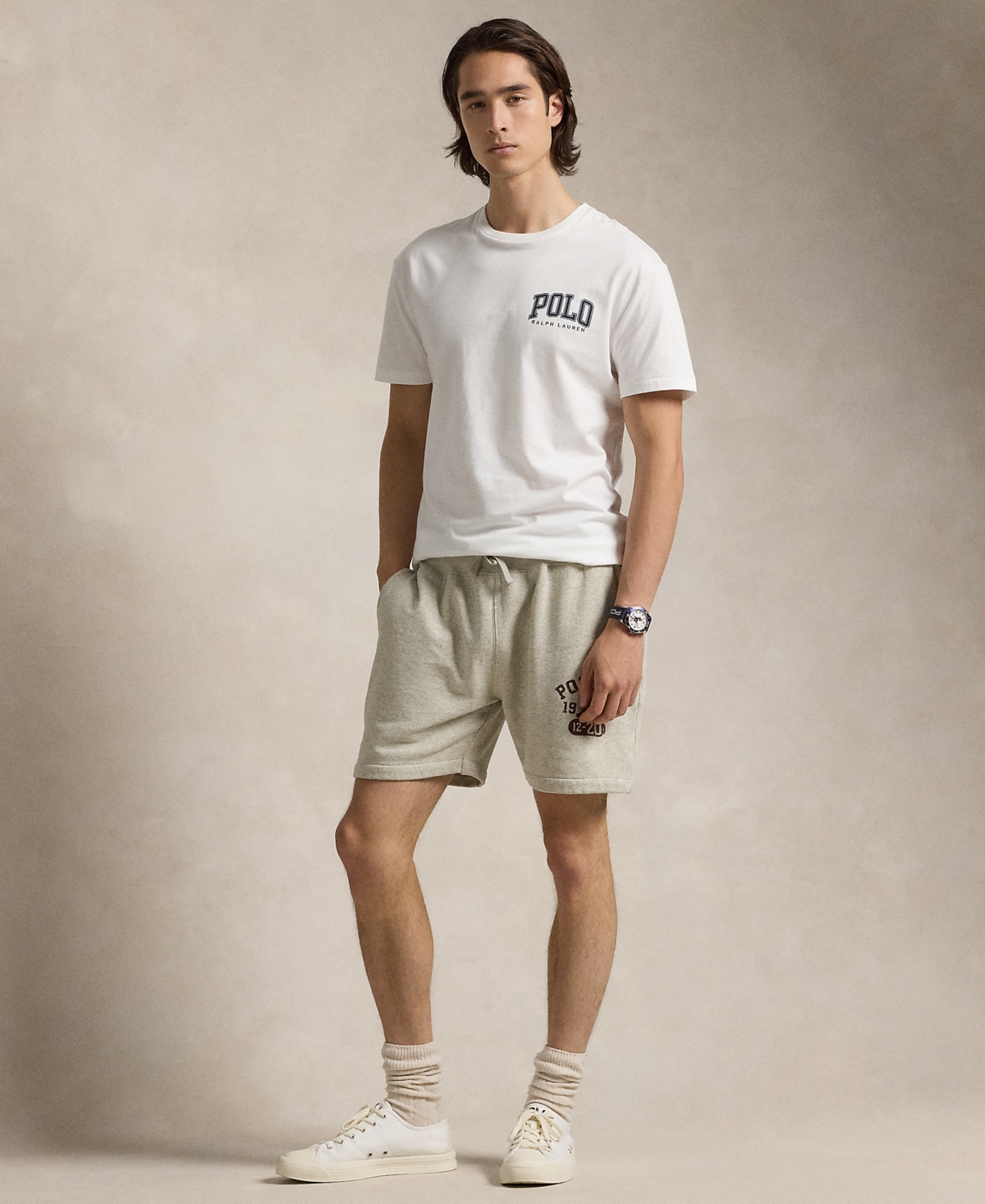 Polo Ralph Lauren Classic Fit Logo Jersey T-shirt In White