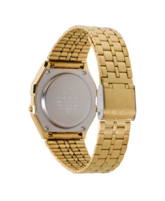 Unisex Gold Tone Stainless Steel Watch, 33.2mm