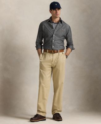 Men's Classic-Fit Indigo Chambray Shirt
