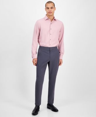 Men's Slim Fit 4-Way Stretch Dress Shirt, Created for Macy's  