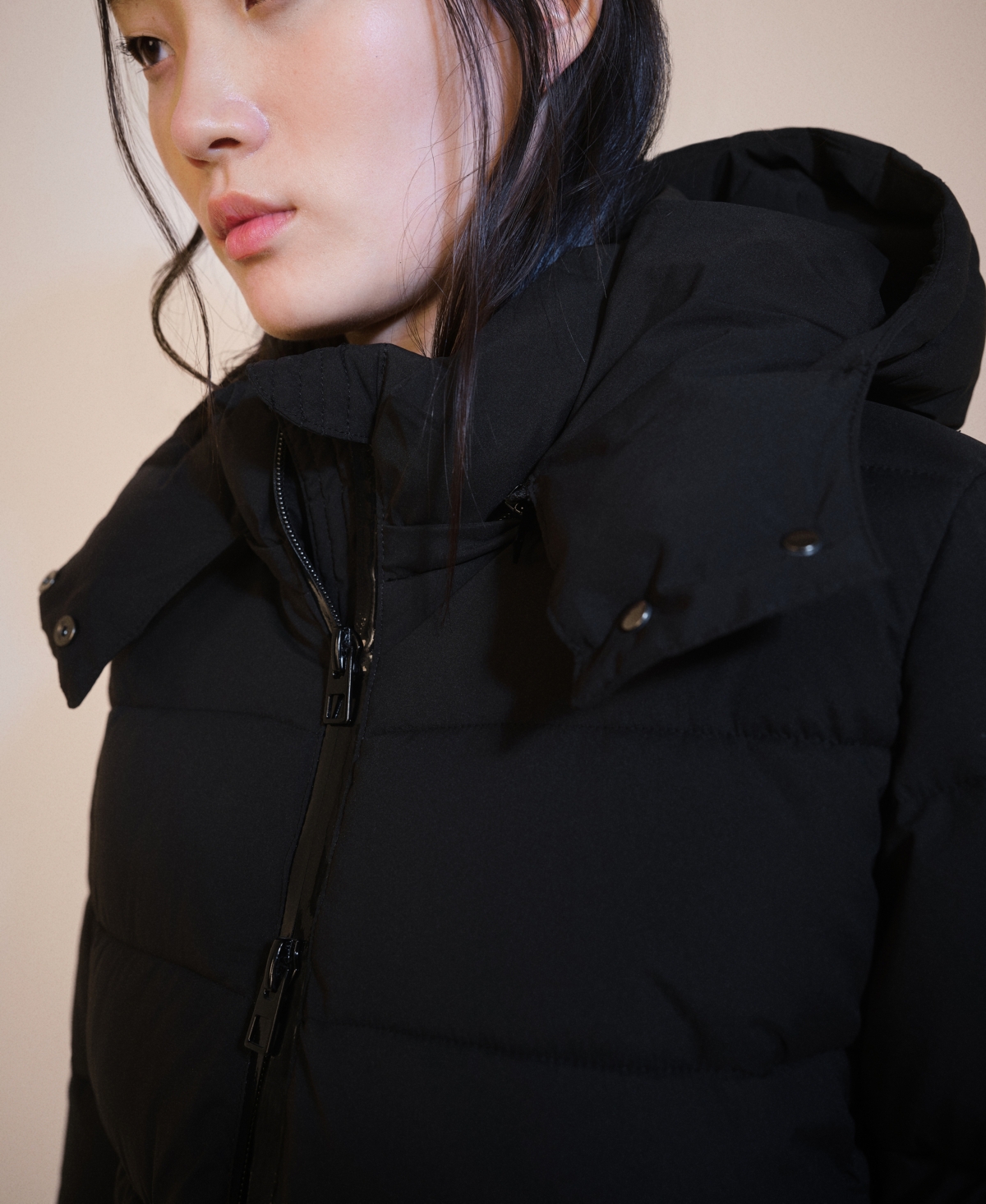Mango Women's Hood Quilted Coat