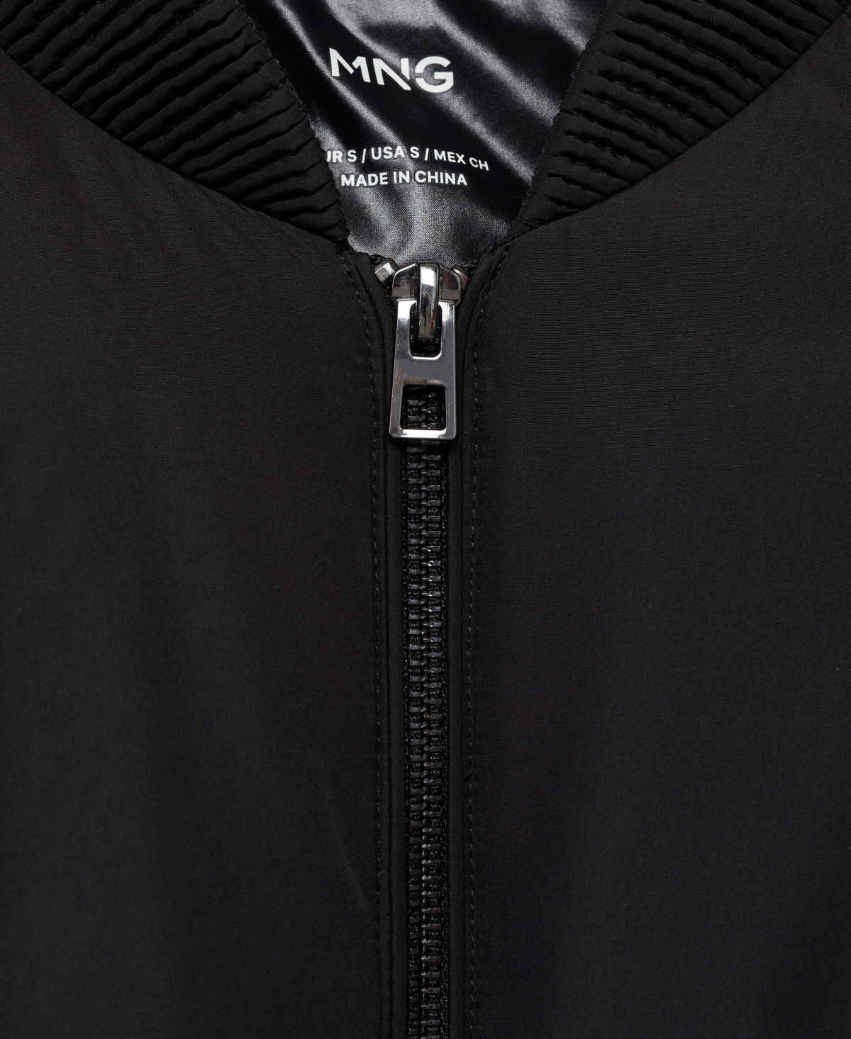 Mango Women's Zipper Bomber Jacket