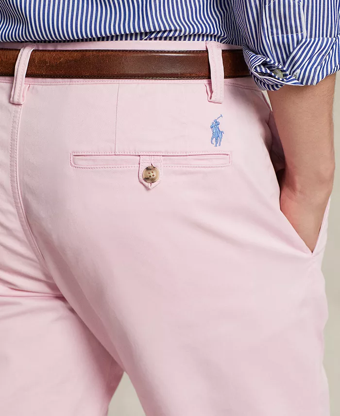 Men's Straight-Fit Washed Stretch Chino Pants - thumbnail 7