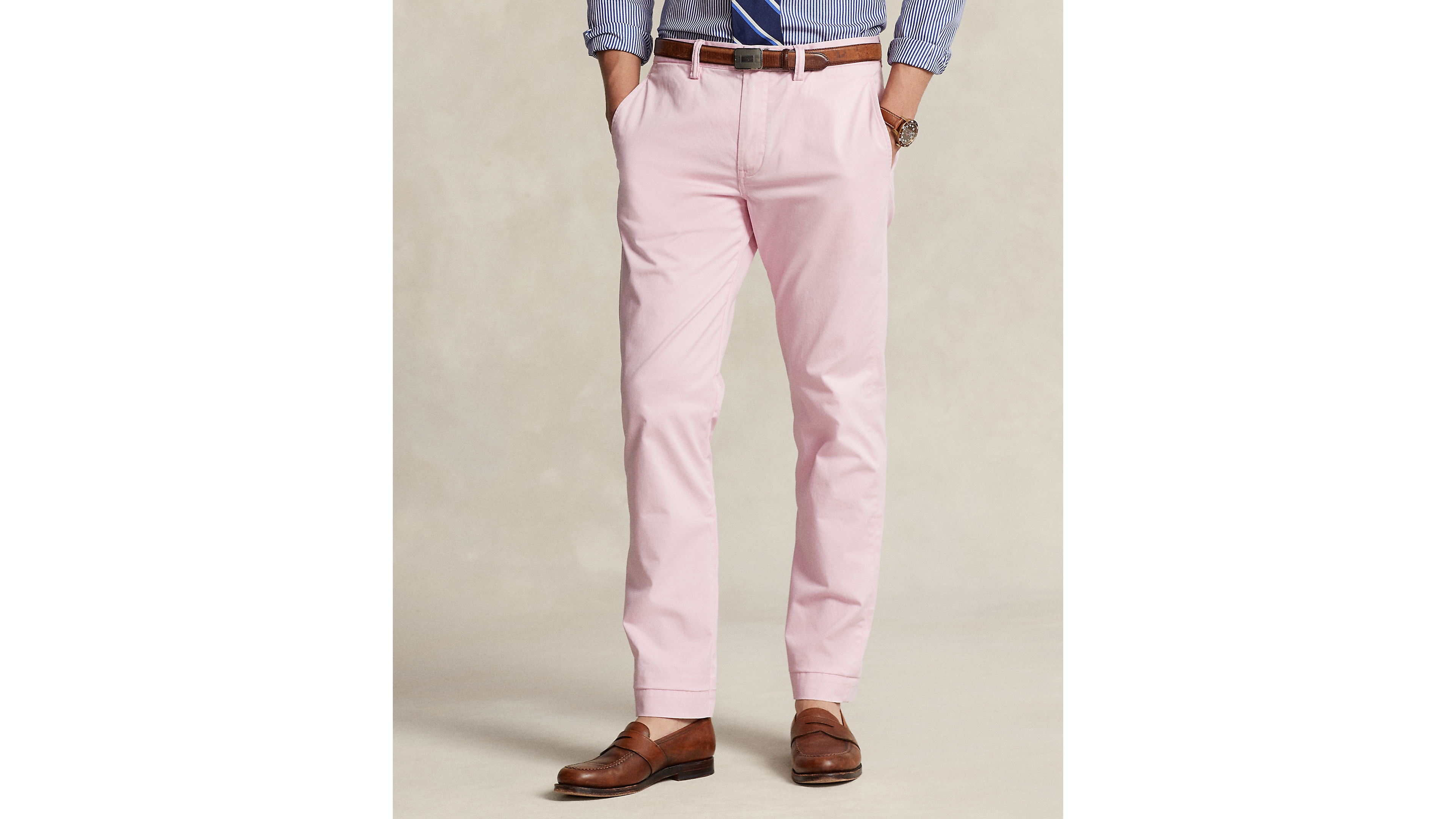 Polo Ralph Lauren Men's Straight-Fit Washed Stretch Chino Pants