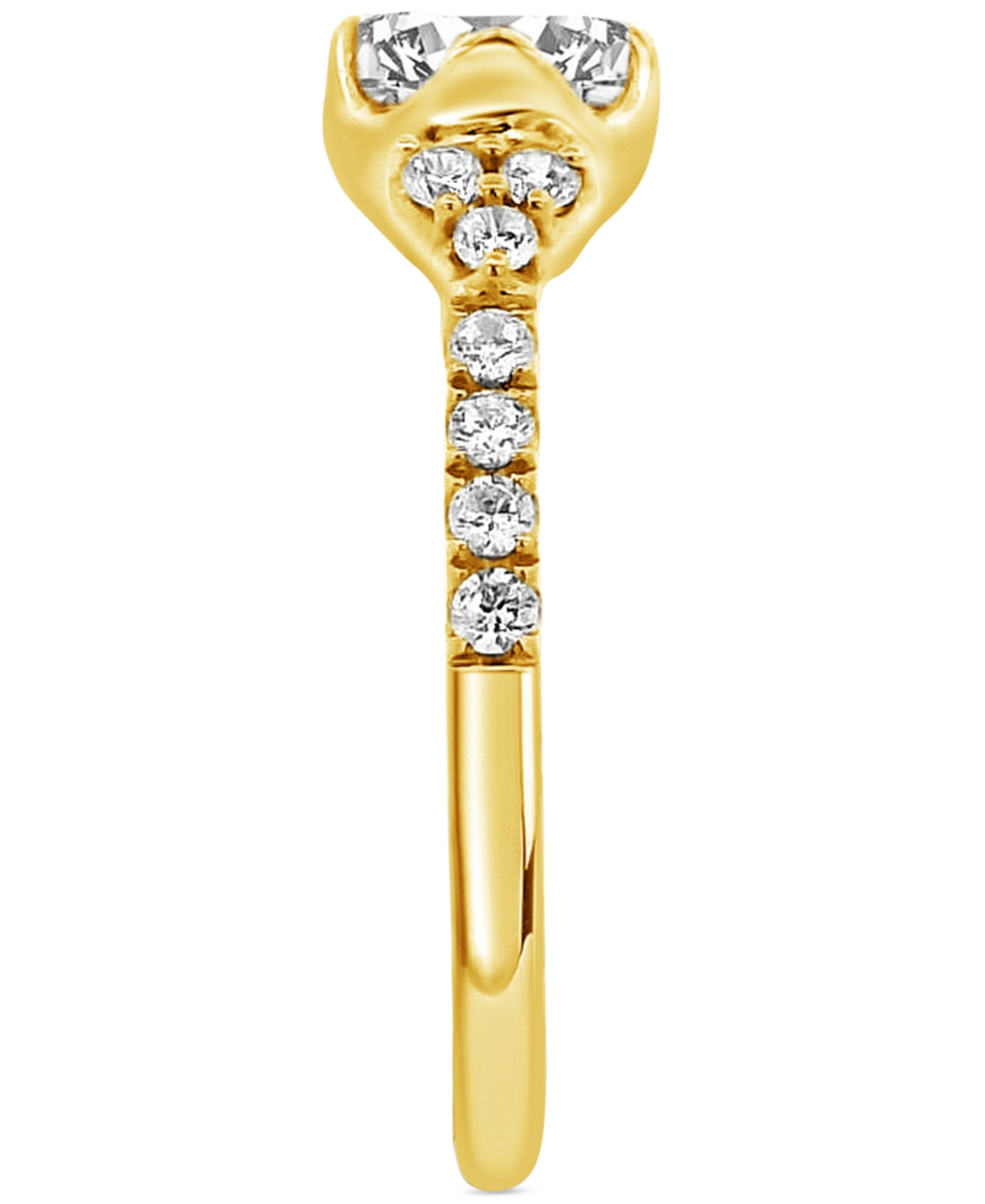 Macy's Diamond Engagement Ring (1 Ct. T.w.) In 14k Gold In Yellow Gold