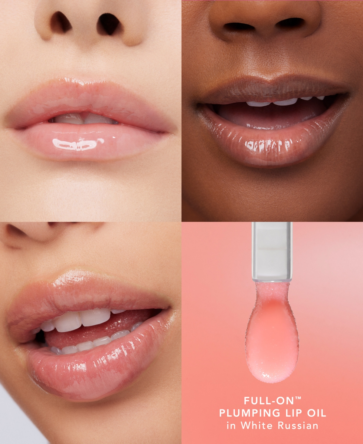 Shop Buxom Cosmetics Full-on Plumping Lip Oil In White Russian