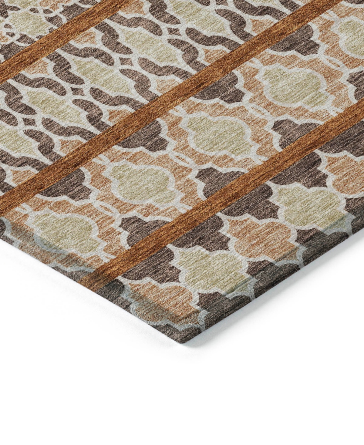 Addison Chantille Acn726 8'x10' Area Rug In Chocolate