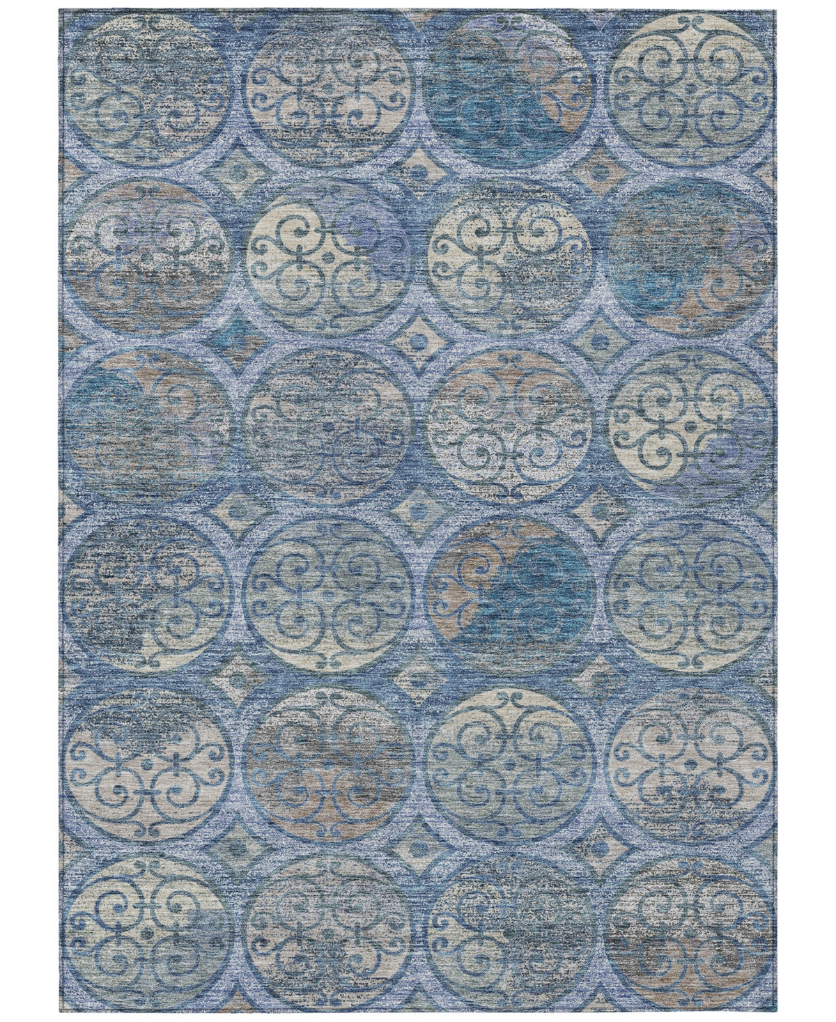 Addison Chantille Acn738 9'x12' Area Rug In Blue