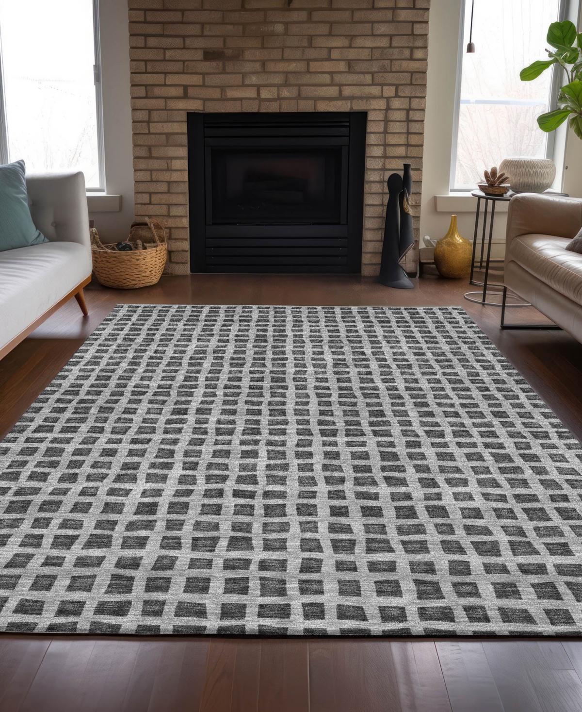 Addison Chantille Acn727 9'x12' Area Rug In Slate