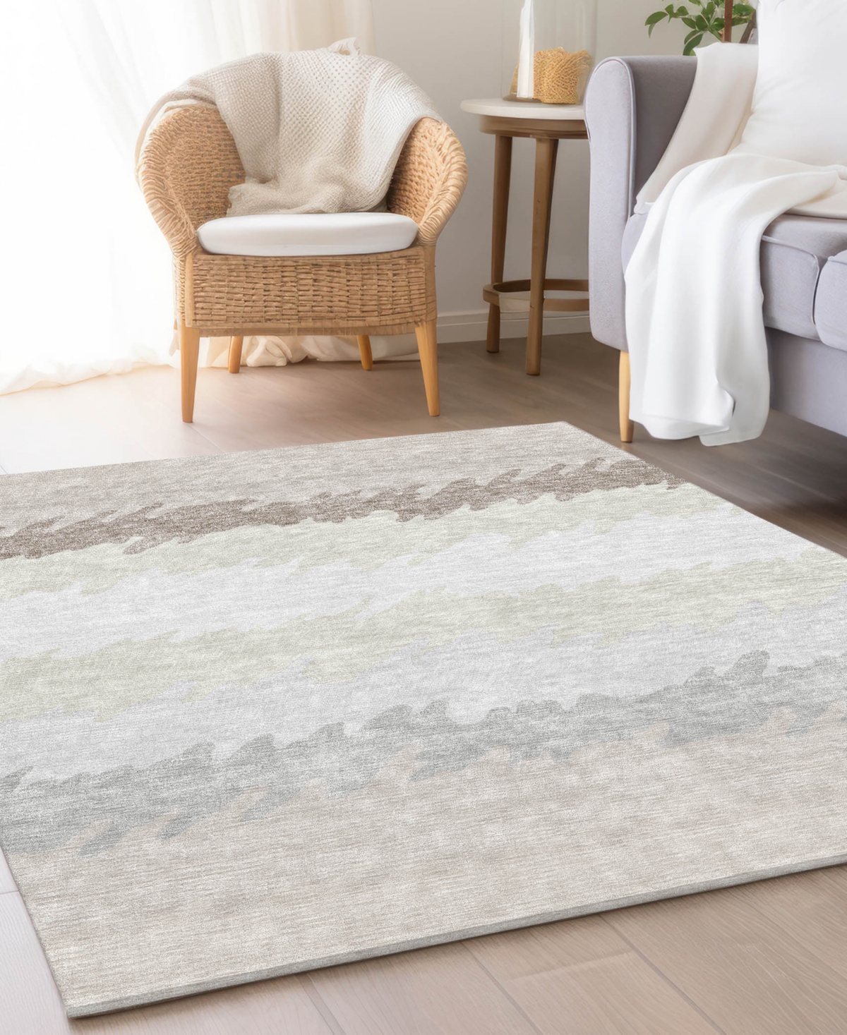 Addison Chantille Acn736 9'x12' Area Rug In Ivory