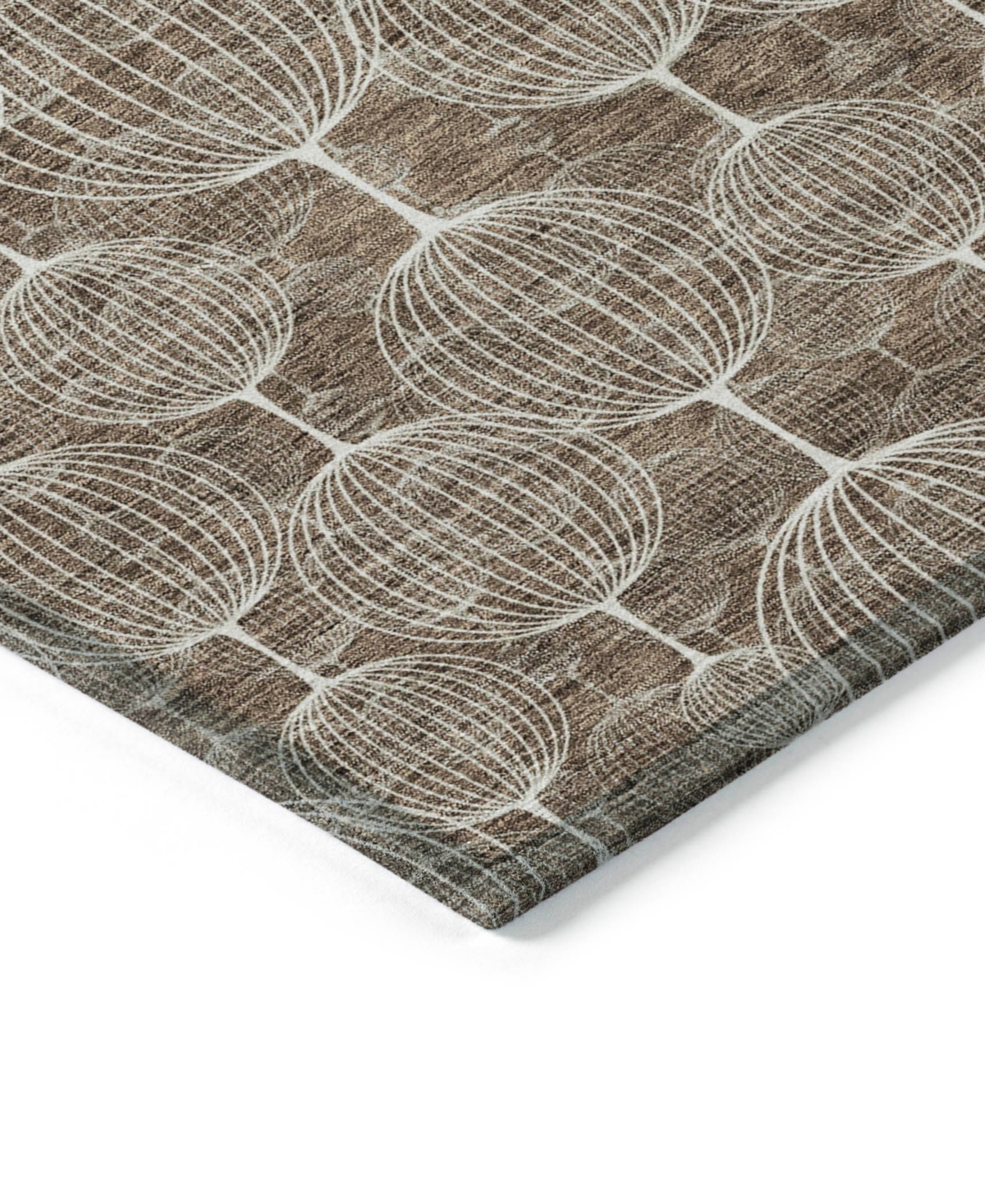 Addison Chantille Acn732 2'3"x7'6" Runner Area Rug In Chocolate