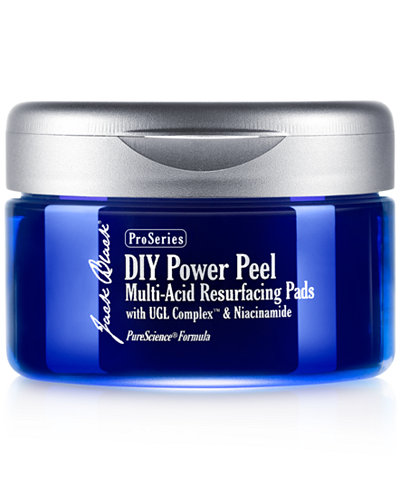 Jack Black DIY Power Peel Multi-Acid Resurfacing Pads with UGL Complex & Niacinamide, 40 pads