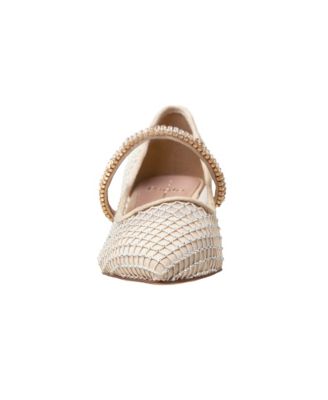 CARMINE Crystal Fishnet Mary Jane Pumps