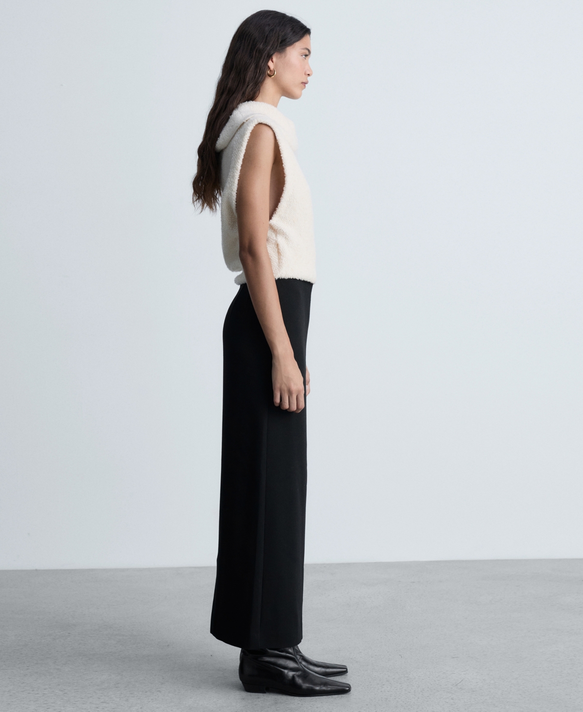 Mango Women's Opening Detail Straight-Skirt