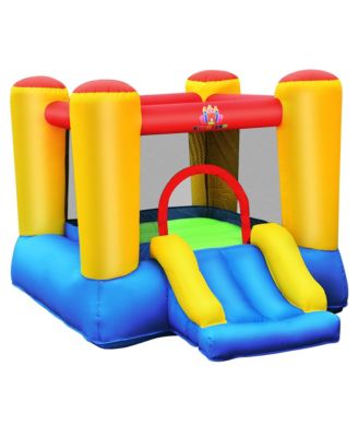 Kids Inflatable Bouncer Bounce House Jumping Area Slide Without Blower