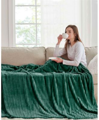 Cut Plush Lightweight Super Soft Luxury Bed Throw, 50" x 60"