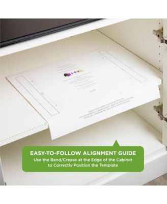 17"x20" Bamboo and Metal Pull-Out Basket Cabinet Organizer