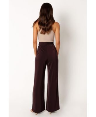 Women's Neveah Silky Wide Leg Trousers