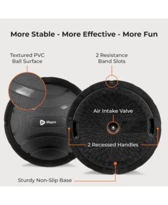 Half Balance Ball Trainer – Stability Ball for Full Body Workout, Exercise & Physical Therapy