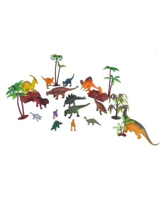 Bucket Dinosaur Figurines, 23 Pieces