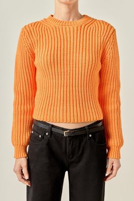 Women's Round-neck Knit Sweater