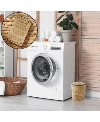 Hyacinth Trash Can with Lid and Liner, Woven Waste Basket