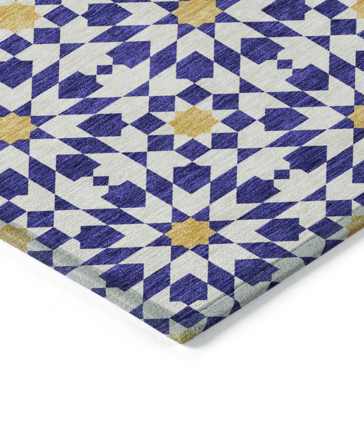 Addison Chantille Acn734 8'x10' Area Rug In Navy