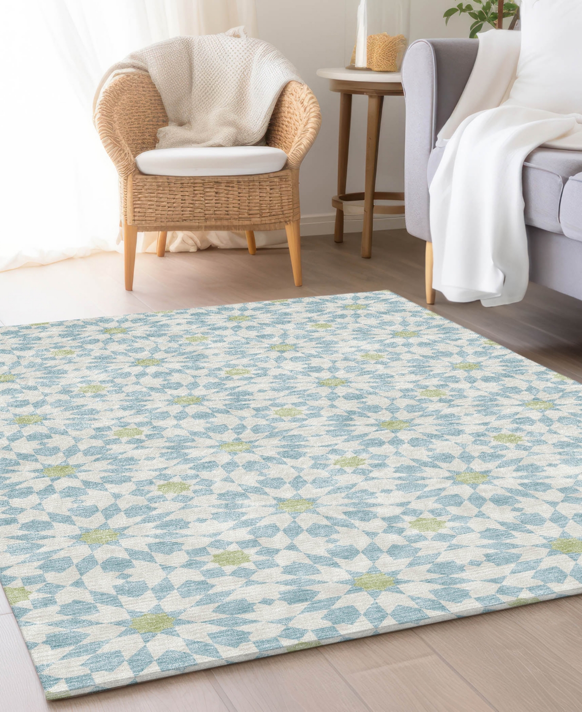 Addison Chantille Acn734 2'6"x3'10" Area Rug In Mist
