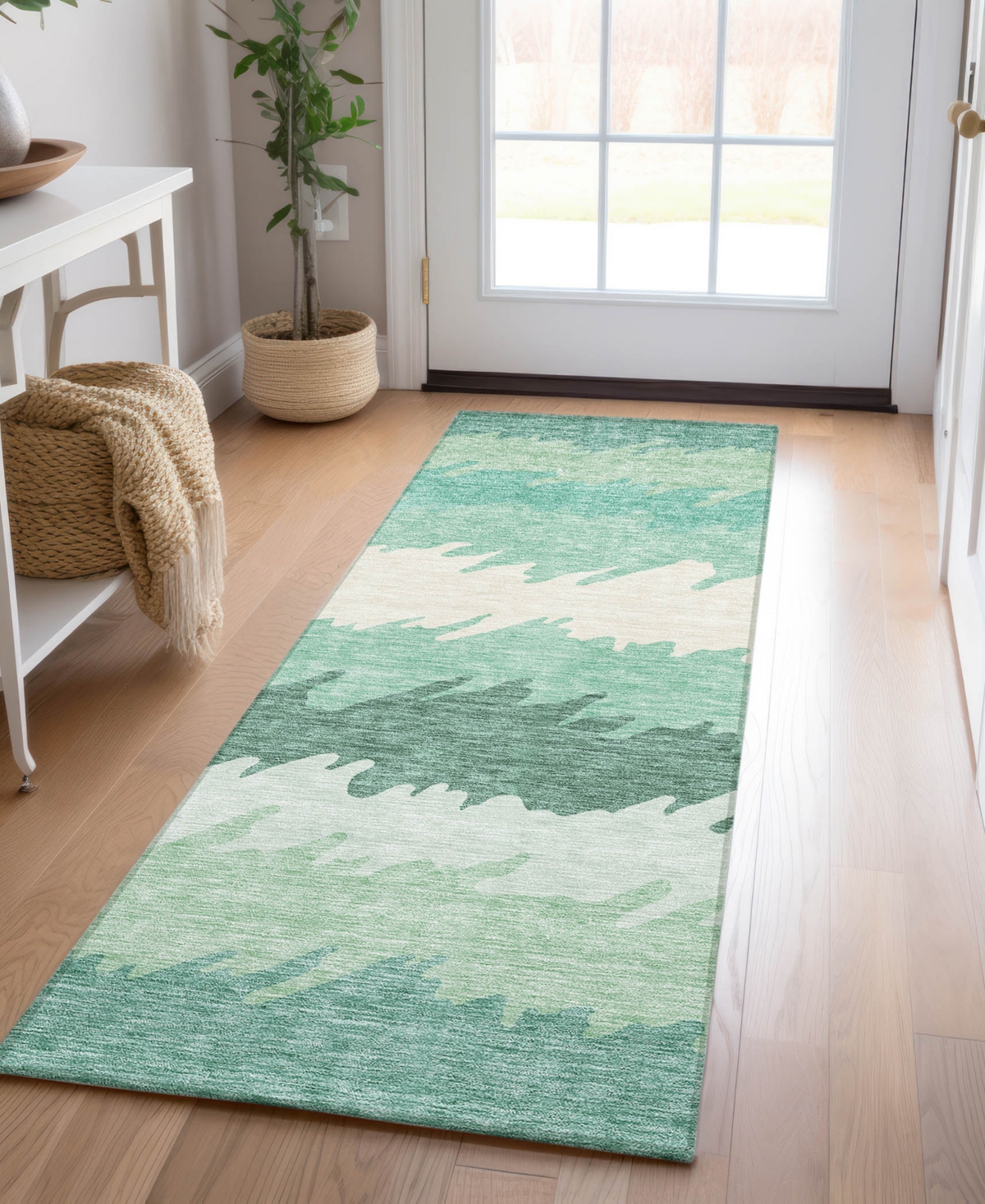 Addison Chantille Acn736 2'3"x7'6" Runner Area Rug In Sage