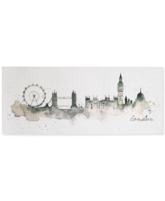 Graham & Brown - Canvas London Watercolor Wall Art