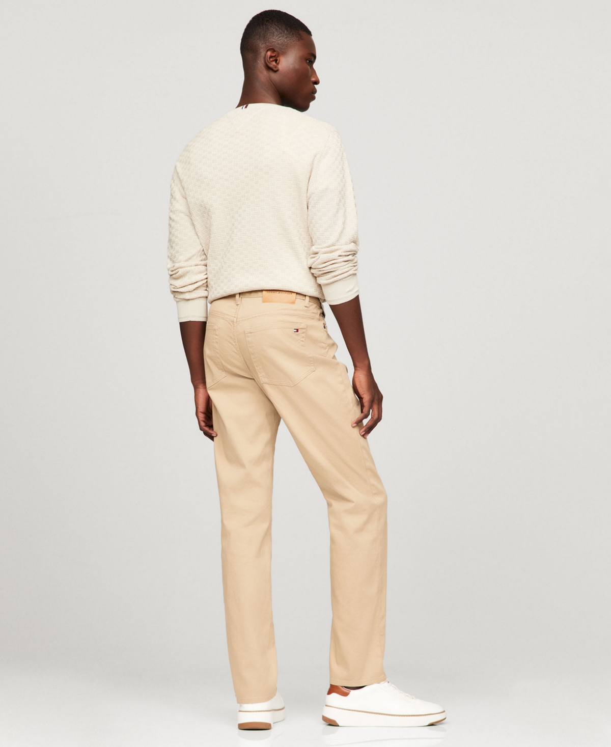 Shop Tommy Hilfiger Men's Denton Five-pocket Pants In Batique Khaki