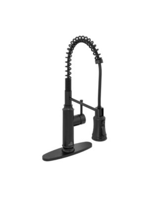 Pull Down Sprayer Kitchen Faucet with Infrared Sensor Induction Function and Deck Plate