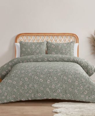 Botanical Embossed 2-Pc. Duvet Cover Set, Twin/Twin XL