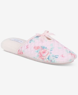 Charter Club - Women's Dreamy Bouquet Quilted Slippers