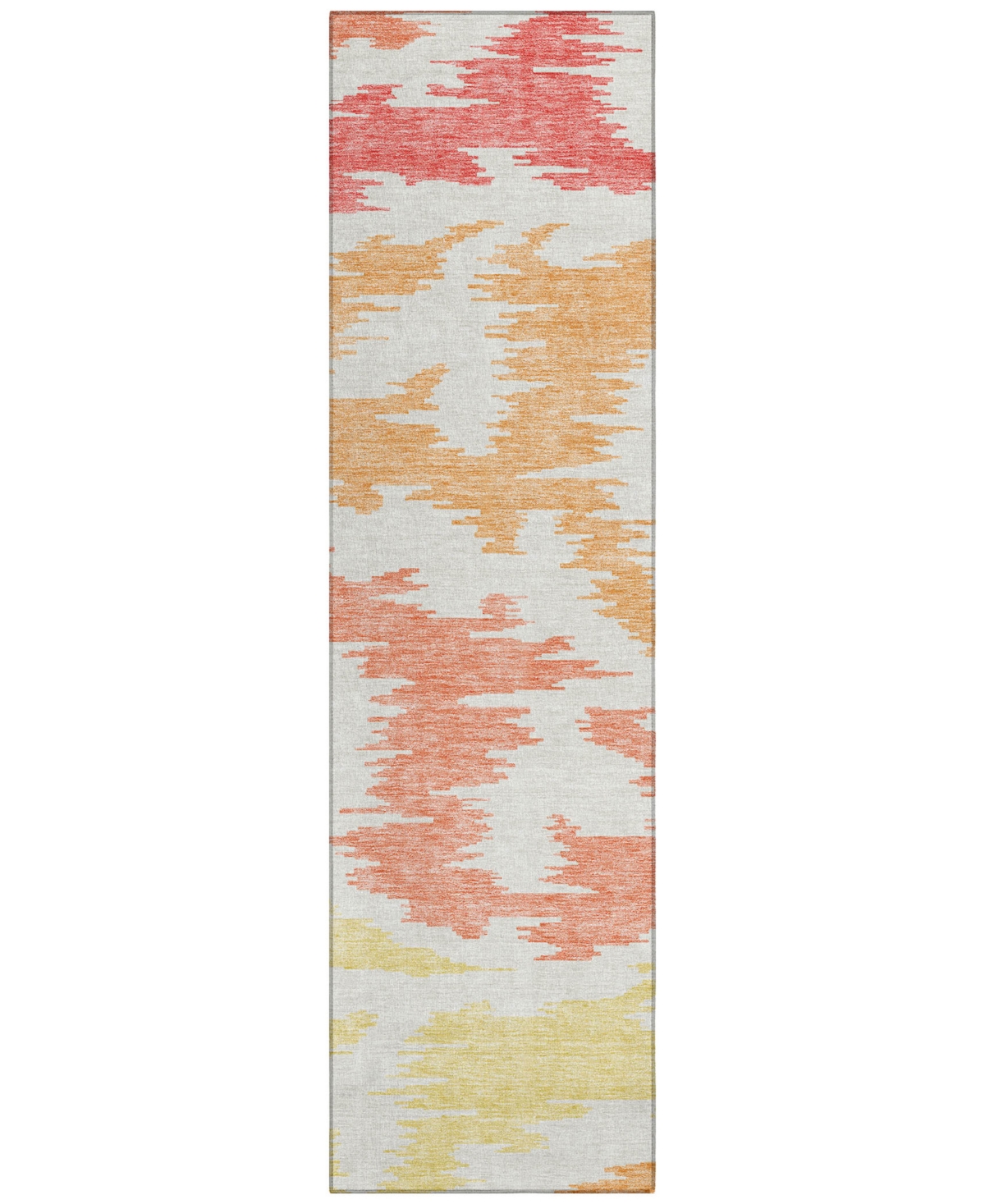 Addison Chantille Acn746 2'3"x7'6" Runner Area Rug In Coral