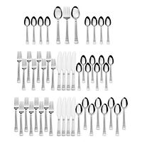 51-Piece International Silver Kensington Stainless Steel Flatware Set (Service for 8)