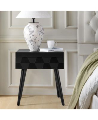 Jacob Mid-Century Modern End Table with Flared Legs