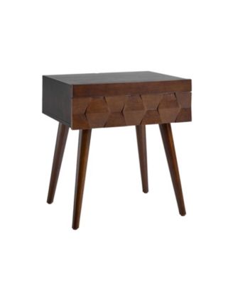 Jacob Mid-Century Modern End Table with Flared Legs