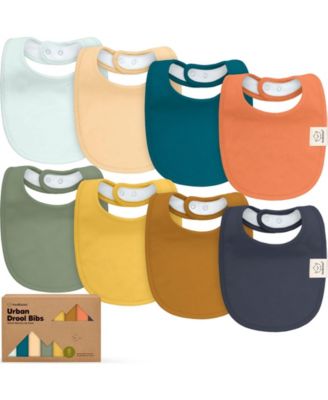 8pk Baby Bibs for Boy, Baby Drool Bib for Baby Boys and Girls, Infant Teething Bibs