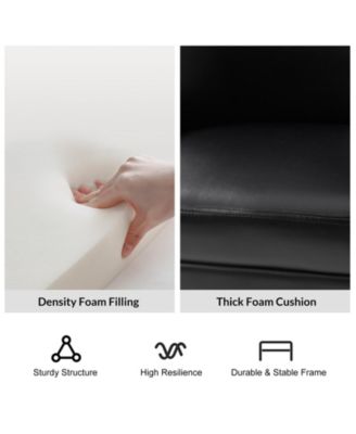 Desmond Transitional Office Chair with Wood Legs