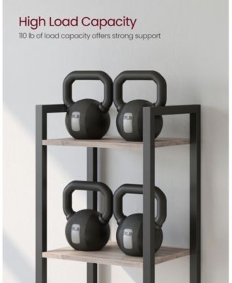 Narrow 5-Tier Bookshelf, Small Multi-Tier Bookcase for Living Room & Bedroom