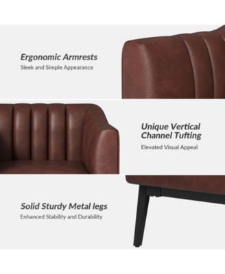 Benjamin Industry 30" Wide Chair with Solid Back