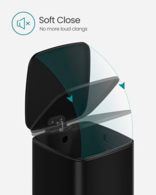 5.2-Gallon (20L) Stainless Steel Kitchen Trash Can with Modern Design